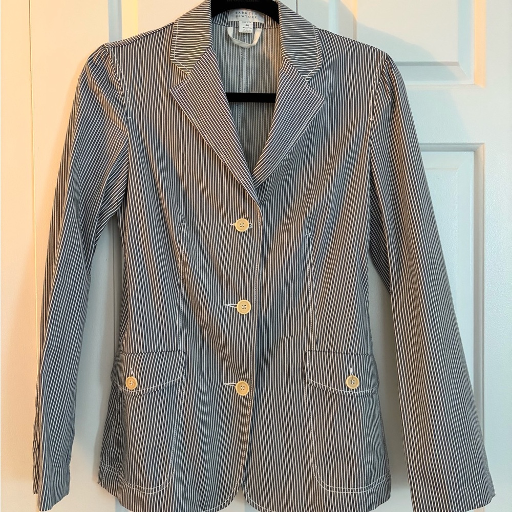 Barney’s New York Striped Blazer